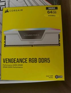 64GB DDR5 6400MHz Brand New Corsair Vengeance RGB