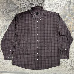 Jos A Bank Button Down Mens Size XL Plaid Classic Collection  