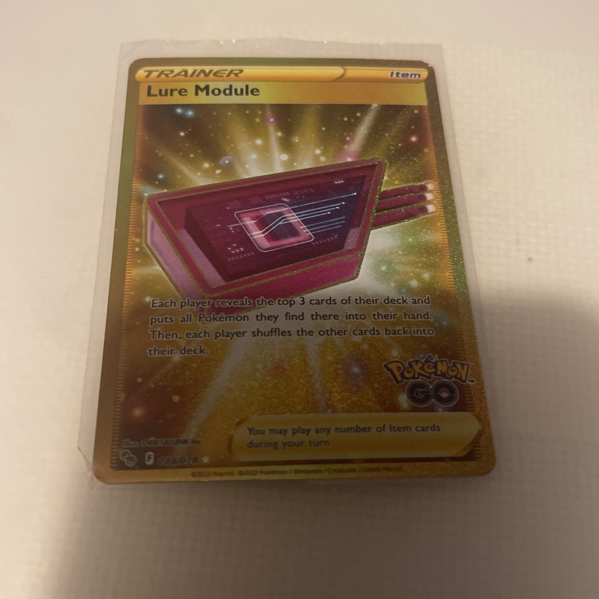 Pokémon Trainer Lure Module Gold 88/78