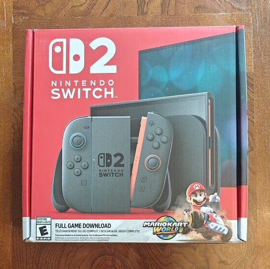 Nintendo Switch 2 Mario Kart World Bundle 