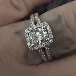 1.5 Carat Diamond Ring - Cushion Cut 