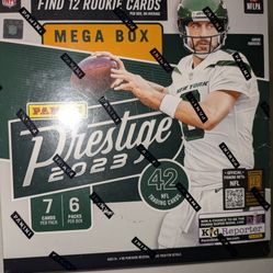 2023 Panini Prestige NFL Football Mega Box NEW, Find 12 RCs 3 #'d parallel cards