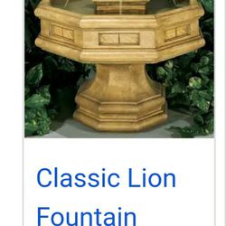 Classic Lion Water Fountain 