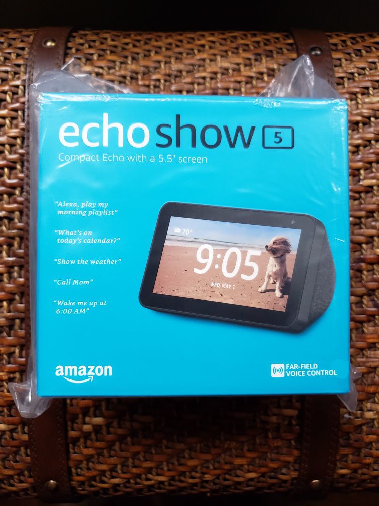 Echo show 5 brand new