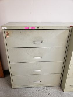 Large file cabinet white