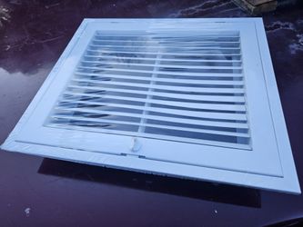 12 X 14 White Grille