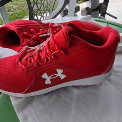 Under Armour Cleat Shoes Size 15