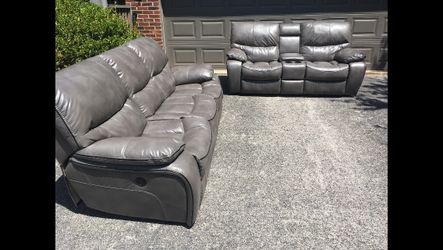 Power Reclining Couch And Love Seat