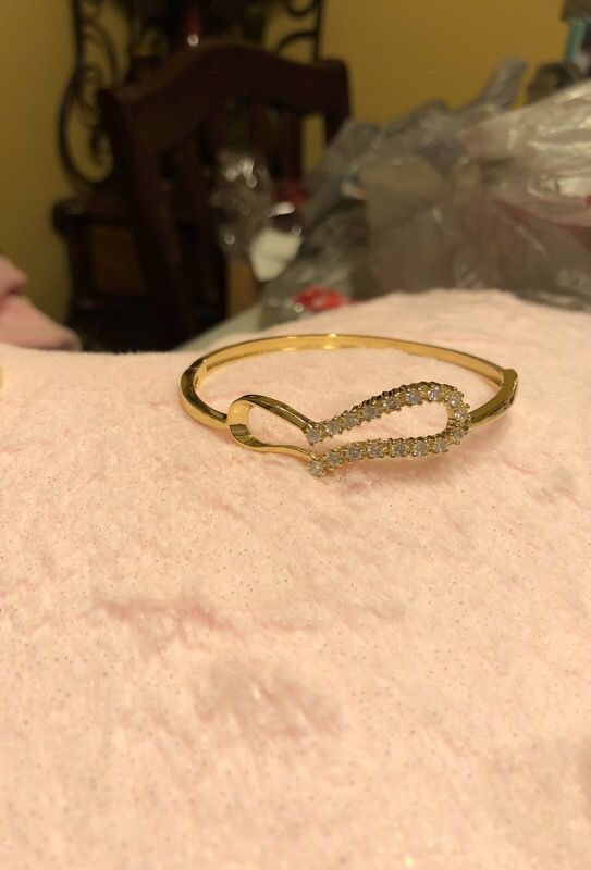 Lady bracelet gold layered