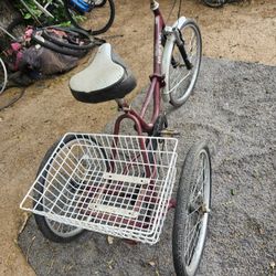 TROSCIKL 3WHEEL 24INCH  MANTIS VERY GOOD CONDITION 6SPEEDfolding 