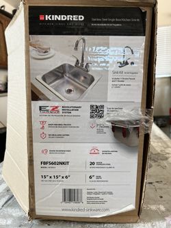 Kindred Kitchen Sink New In Box