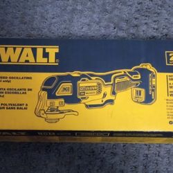 DEWALT
20V MAX XR Cordless Brushless 3-Speed Oscillating Multi Tool (Tool Only)
Brand new unopened box 
$115.00 firm on price 