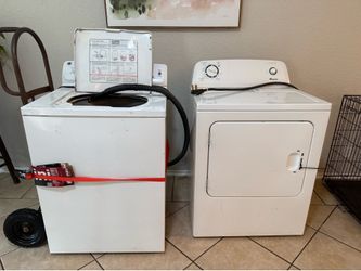 GE washer & Amana dryer pair for $300.