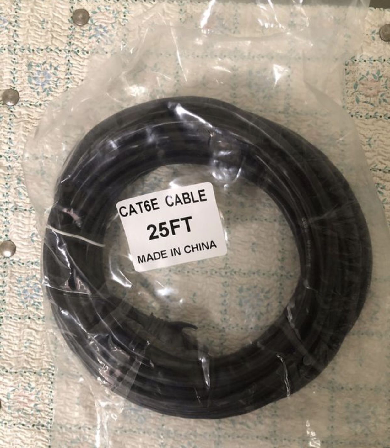 25 ft CAT 6 Ethernet cable BRAND NEW for Line 6 amp , FBV EXPRESS or MKII, FOOT CONTROLLER, POD, Guitar, Fender, Bass, modem, effects