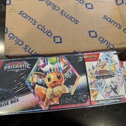 Pokemon Surprise Box Prismatic Evolutions Booster Bundle TCG