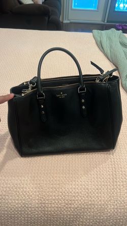 Kate Spade New York Black Leather Satchel