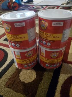 5 Cans 21 Oz EARTHS BEST ORGANIC FORMULA