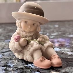Vintage 1995 Kim Anderson “ thinking of you brings sweet memories“ Enesco Co Statue