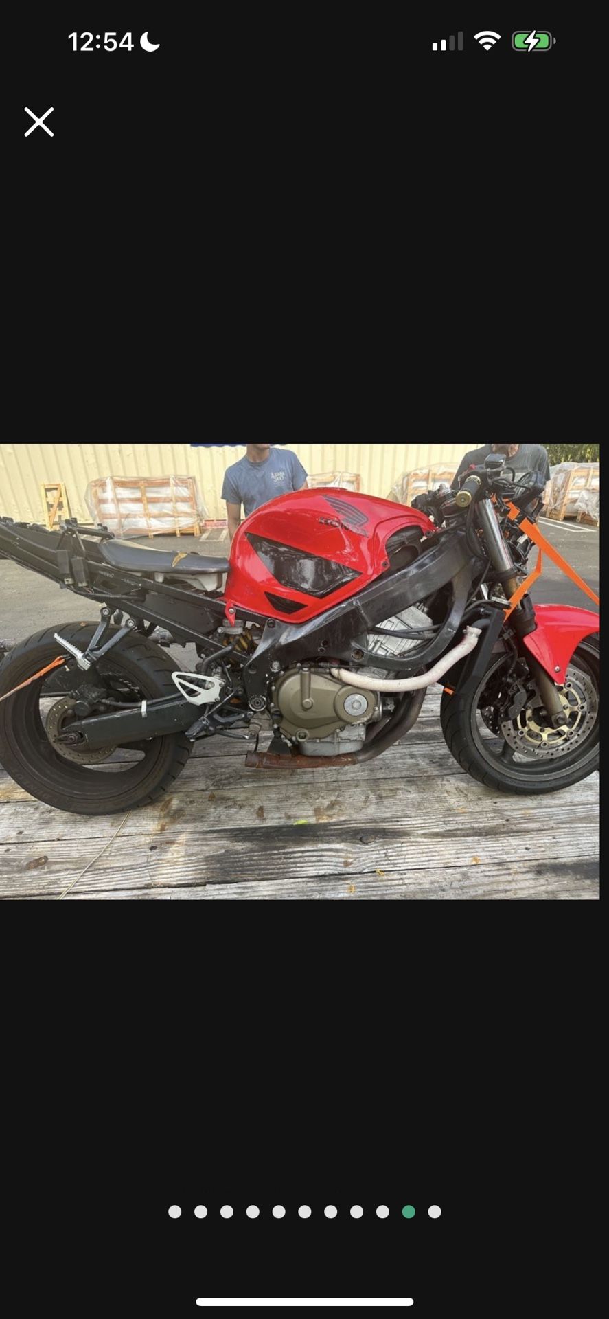 2002 Honda CBR F4i Stunt bike been sitting but runs fine Possible part out