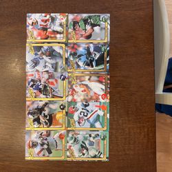 (10) 1998 Action Packed Football Cards 