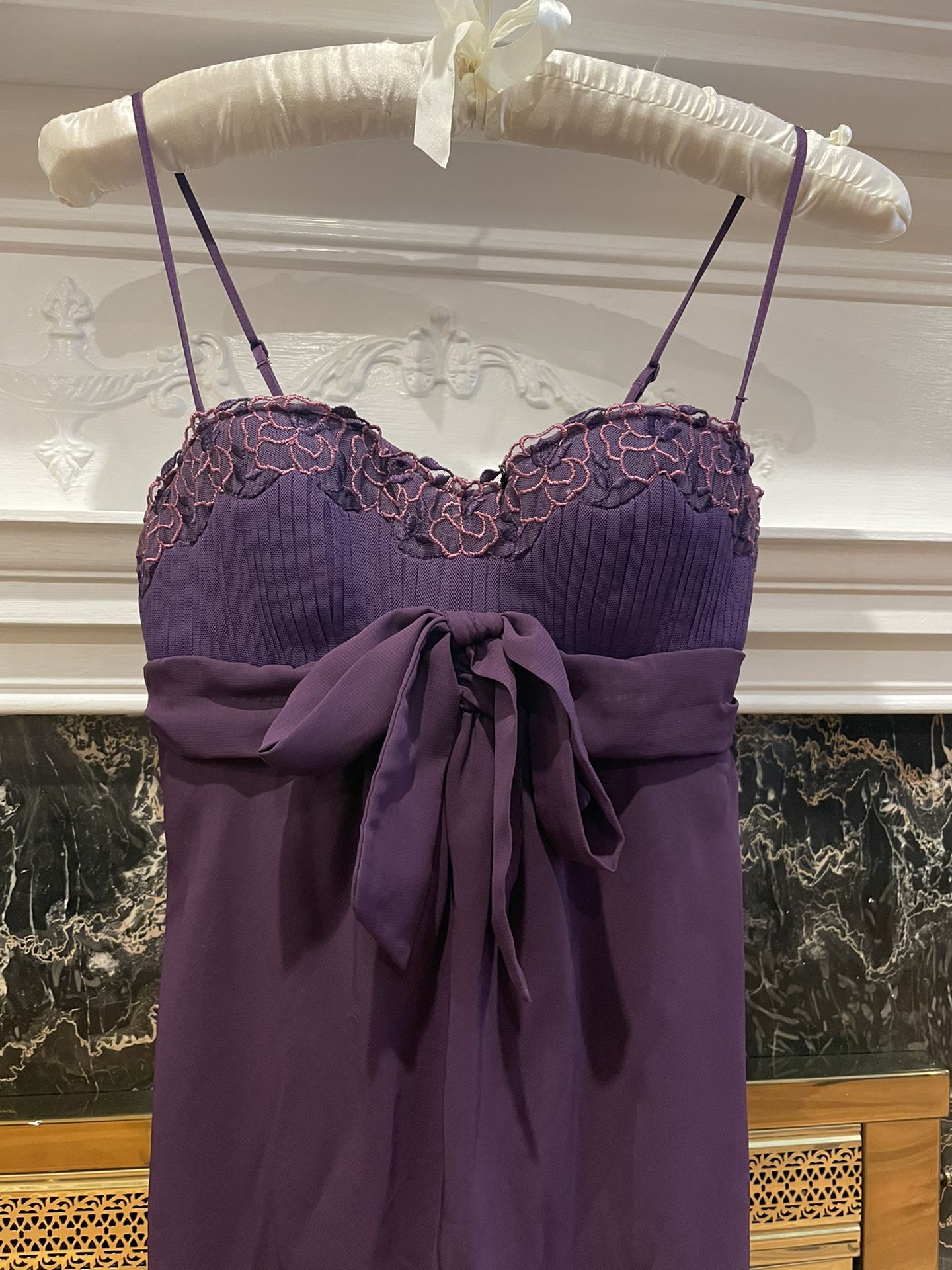Purple Darjeeling Slip Dress Nightgown 4