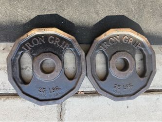 IRON GRIP 25LB Olympic Weights