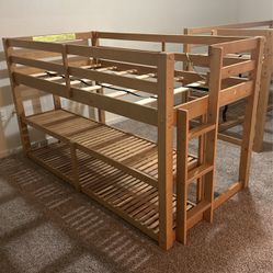 Loft Bed Twin Size Storage