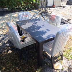 Brand New Dining Table & Chairs 