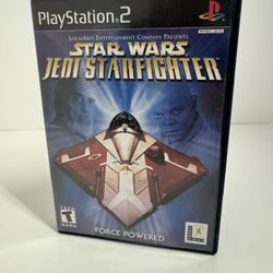 Star Wars: Jedi Starfighter (Sony Playstation 2 ps2) Complete CIB