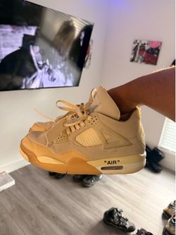 Off-White x Air Jordan 4 Sail Men’s Size 11 NO BOX