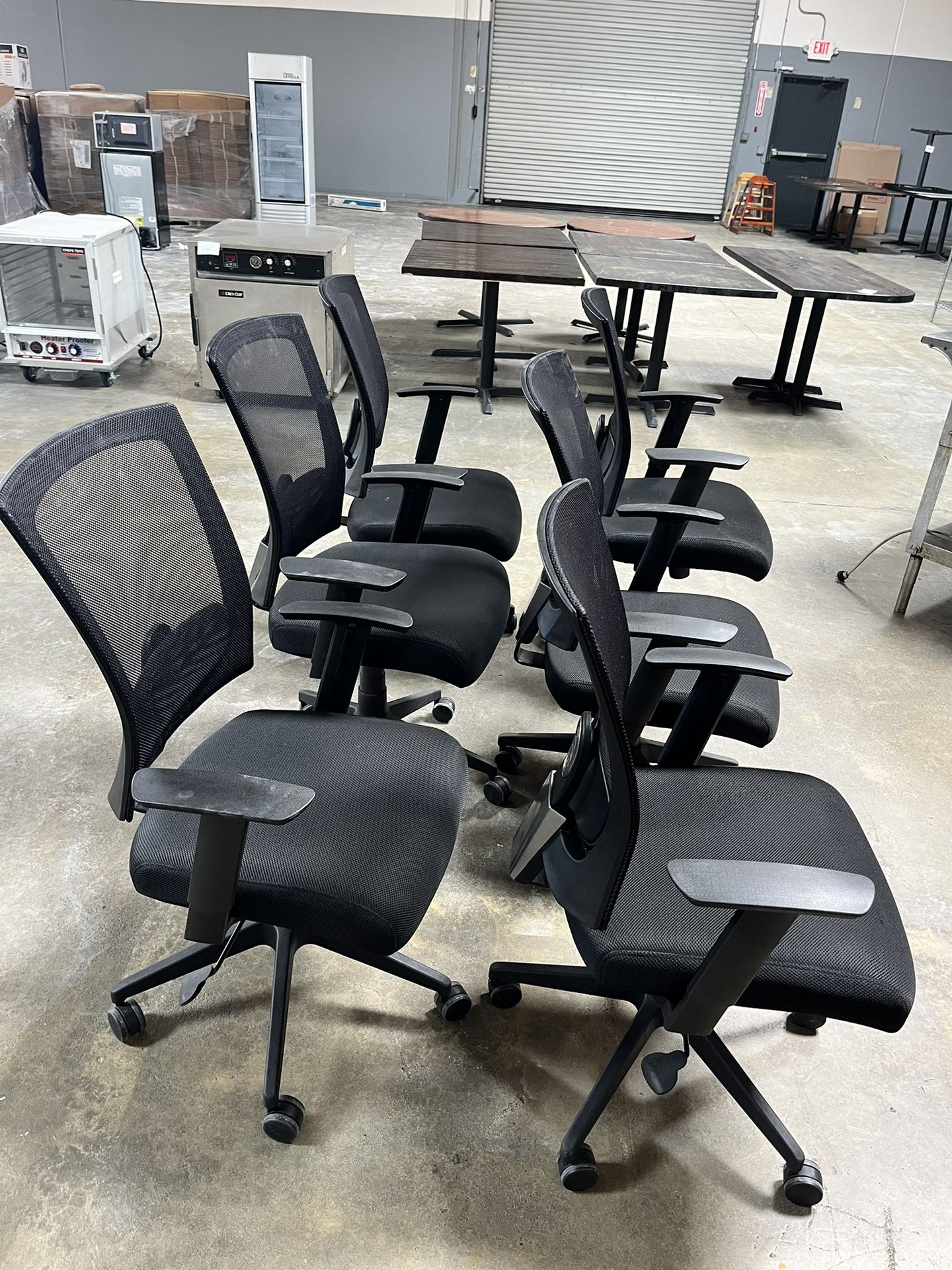 Black Office chairs