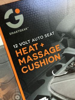 Smart gear 12 volt heat and massage cushion