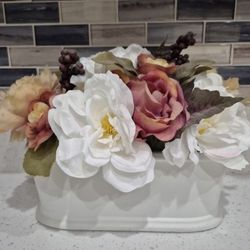 Wood Vase Flower Decor 
