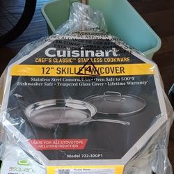12" Cuisinart Skillet With Lid