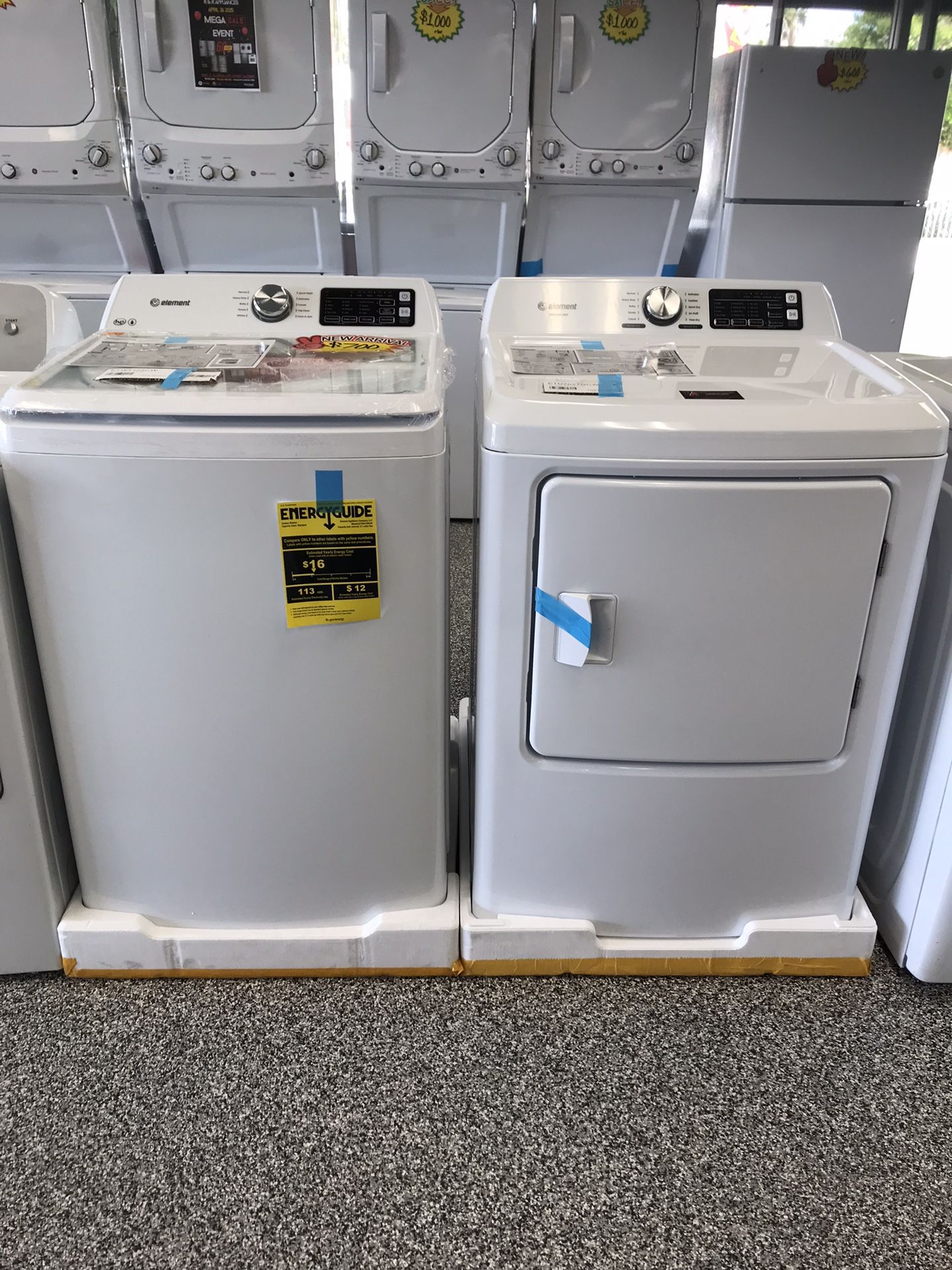 Element Dryer & Washer Set