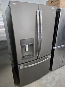GE French Door Refrigerator Slate Finish