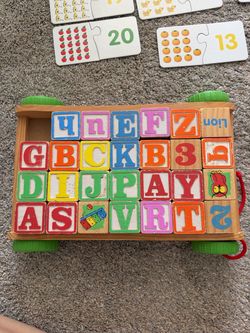 Learning- Alphabet blocks