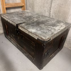 vintage horse tack trunk