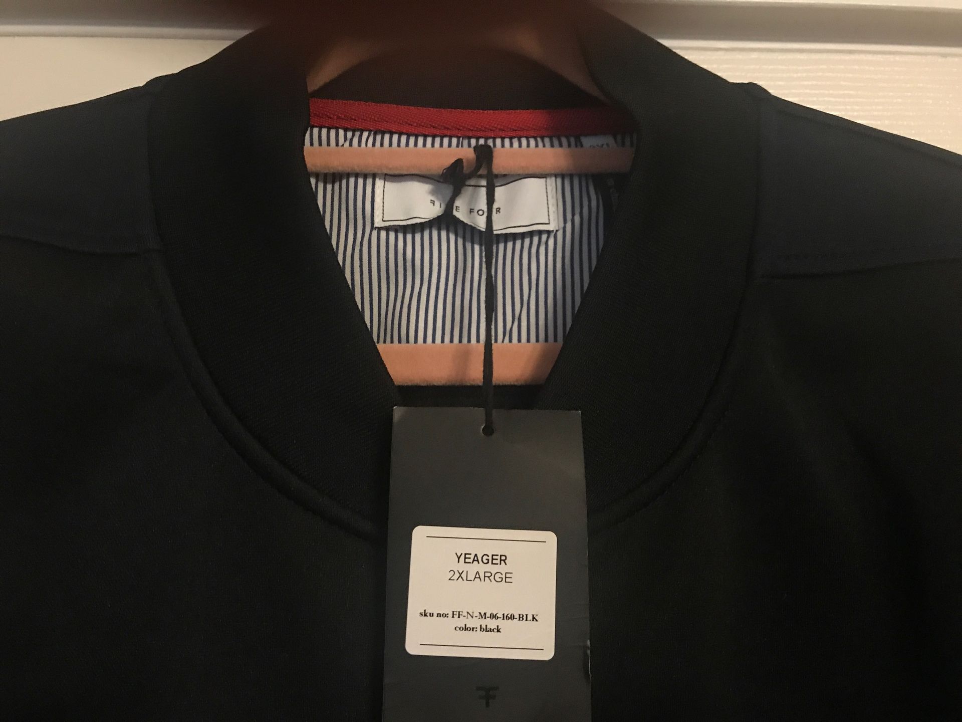 five four black jacket size 2XL