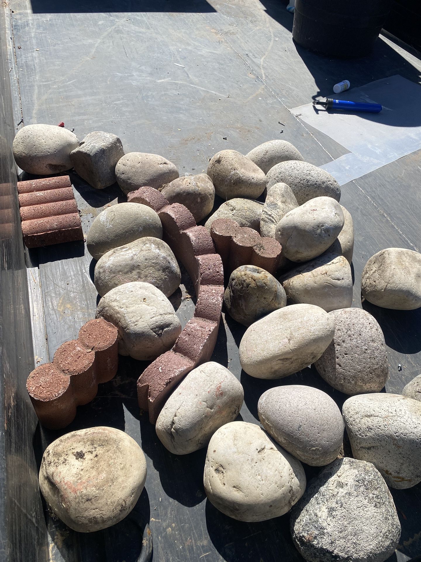 River Rock Garden Pavers