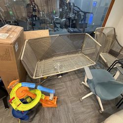 West Elm outdoor Wicker Chair 