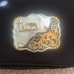 Montana Silver,gold,black Buckle 