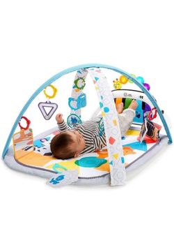 Baby Einstein 4-in-1 Kickin' Tunes Music and Language Play Gym and Piano Tummy Time Activity Mat