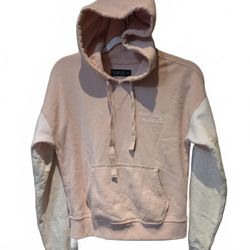 Vintage Y2K Abercrombie & Fitch Soft A&F fleece Pink Colorblock Hoodie Small S