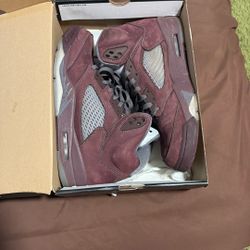 Air Jordan 5 Burgundy Size 13, Never Used