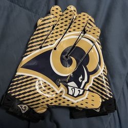 Nike Superbad NFL Los Angeles Rams Football Receiver Gloves