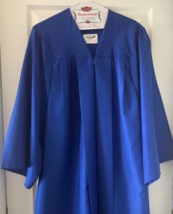 3 Jostens Royal Blue Graduation Gowns