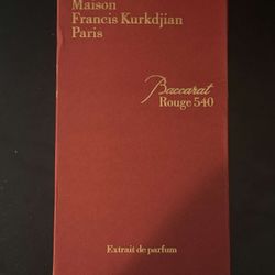 Baccarat Rouge 540