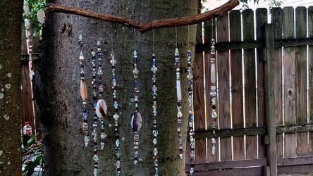 Boho Hippy Decor Gemstone Bead Valance