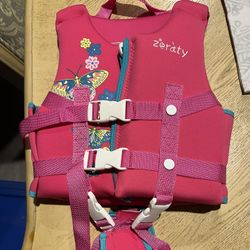 Little Girl Life Jacket Vest 